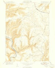 Glen Union Pennsylvania Historical topographic map, 1:24000 scale, 7.5 X 7.5 Minute, Year 1948