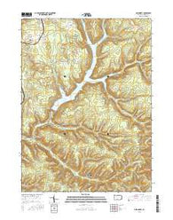 Glen Hazel Pennsylvania Current topographic map, 1:24000 scale, 7.5 X 7.5 Minute, Year 2016