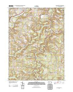 Glen Richey Pennsylvania Historical topographic map, 1:24000 scale, 7.5 X 7.5 Minute, Year 2013
