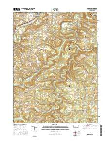 Glen Richey Pennsylvania Current topographic map, 1:24000 scale, 7.5 X 7.5 Minute, Year 2016
