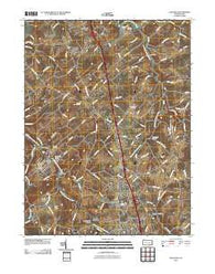 Glen Rock Pennsylvania Historical topographic map, 1:24000 scale, 7.5 X 7.5 Minute, Year 2010