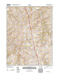 Glen Rock Pennsylvania Historical topographic map, 1:24000 scale, 7.5 X 7.5 Minute, Year 2013