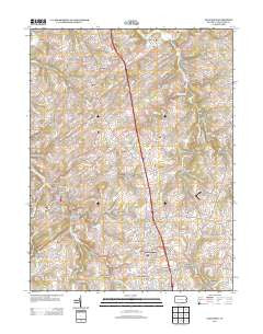 Glen Rock Pennsylvania Historical topographic map, 1:24000 scale, 7.5 X 7.5 Minute, Year 2013