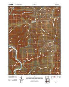 Glen Union Pennsylvania Historical topographic map, 1:24000 scale, 7.5 X 7.5 Minute, Year 2010