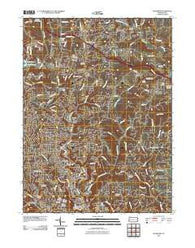 Glenshaw Pennsylvania Historical topographic map, 1:24000 scale, 7.5 X 7.5 Minute, Year 2010