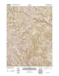 Glenshaw Pennsylvania Historical topographic map, 1:24000 scale, 7.5 X 7.5 Minute, Year 2013