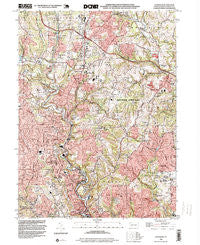 Glenshaw Pennsylvania Historical topographic map, 1:24000 scale, 7.5 X 7.5 Minute, Year 1993