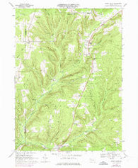 Grand Valley Pennsylvania Historical topographic map, 1:24000 scale, 7.5 X 7.5 Minute, Year 1968