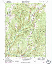 Grand Valley Pennsylvania Historical topographic map, 1:24000 scale, 7.5 X 7.5 Minute, Year 1968