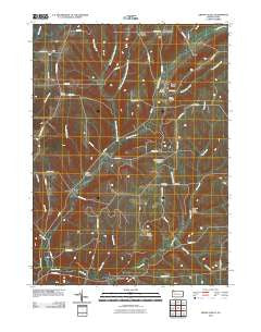 Grand Valley Pennsylvania Historical topographic map, 1:24000 scale, 7.5 X 7.5 Minute, Year 2010