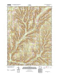 Grand Valley Pennsylvania Historical topographic map, 1:24000 scale, 7.5 X 7.5 Minute, Year 2013