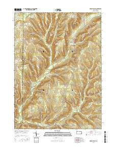 Grand Valley Pennsylvania Current topographic map, 1:24000 scale, 7.5 X 7.5 Minute, Year 2016