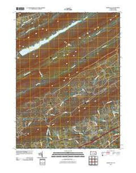 Grantville Pennsylvania Historical topographic map, 1:24000 scale, 7.5 X 7.5 Minute, Year 2010