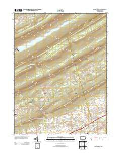 Grantville Pennsylvania Historical topographic map, 1:24000 scale, 7.5 X 7.5 Minute, Year 2013