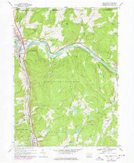 Great Bend Pennsylvania Historical topographic map, 1:24000 scale, 7.5 X 7.5 Minute, Year 1968