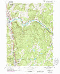 Great Bend Pennsylvania Historical topographic map, 1:24000 scale, 7.5 X 7.5 Minute, Year 1968