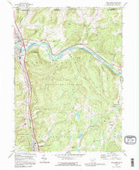 Great Bend Pennsylvania Historical topographic map, 1:24000 scale, 7.5 X 7.5 Minute, Year 1992