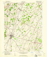 Greencastle Pennsylvania Historical topographic map, 1:24000 scale, 7.5 X 7.5 Minute, Year 1944