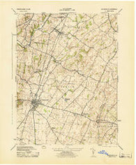 Greencastle Pennsylvania Historical topographic map, 1:31680 scale, 7.5 X 7.5 Minute, Year 1944