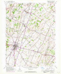 Greencastle Pennsylvania Historical topographic map, 1:24000 scale, 7.5 X 7.5 Minute, Year 1944