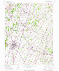 Greencastle Pennsylvania Historical topographic map, 1:24000 scale, 7.5 X 7.5 Minute, Year 1944