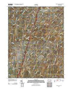 Greencastle Pennsylvania Historical topographic map, 1:24000 scale, 7.5 X 7.5 Minute, Year 2010