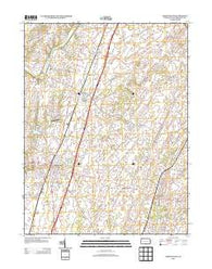 Greencastle Pennsylvania Historical topographic map, 1:24000 scale, 7.5 X 7.5 Minute, Year 2013