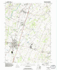 Greencastle Pennsylvania Historical topographic map, 1:24000 scale, 7.5 X 7.5 Minute, Year 1990