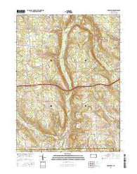Greenfield Pennsylvania Current topographic map, 1:24000 scale, 7.5 X 7.5 Minute, Year 2016