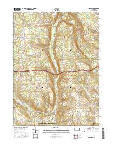 Greenfield Pennsylvania Current topographic map, 1:24000 scale, 7.5 X 7.5 Minute, Year 2016
