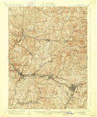 Greensburg Pennsylvania Historical topographic map, 1:62500 scale, 15 X 15 Minute, Year 1906