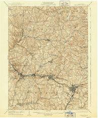 Greensburg Pennsylvania Historical topographic map, 1:62500 scale, 15 X 15 Minute, Year 1906