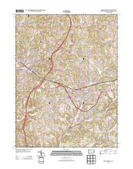 Greensburg Pennsylvania Historical topographic map, 1:24000 scale, 7.5 X 7.5 Minute, Year 2013