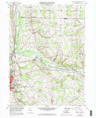 Greensville East Pennsylvania Historical topographic map, 1:24000 scale, 7.5 X 7.5 Minute, Year 1958