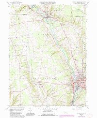 Greenville West Pennsylvania Historical topographic map, 1:24000 scale, 7.5 X 7.5 Minute, Year 1958