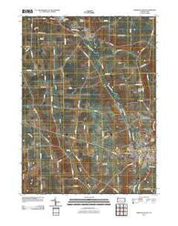 Greenville West Pennsylvania Historical topographic map, 1:24000 scale, 7.5 X 7.5 Minute, Year 2010