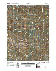Grove City Pennsylvania Historical topographic map, 1:24000 scale, 7.5 X 7.5 Minute, Year 2010