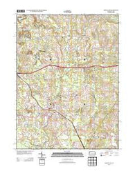 Grove City Pennsylvania Historical topographic map, 1:24000 scale, 7.5 X 7.5 Minute, Year 2013