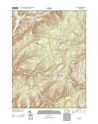 Grover Pennsylvania Historical topographic map, 1:24000 scale, 7.5 X 7.5 Minute, Year 2013