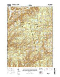 Grover Pennsylvania Current topographic map, 1:24000 scale, 7.5 X 7.5 Minute, Year 2016