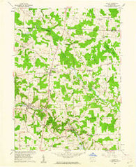 Hadley Pennsylvania Historical topographic map, 1:24000 scale, 7.5 X 7.5 Minute, Year 1960