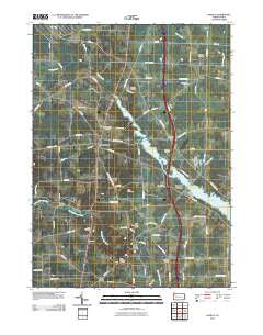 Hadley Pennsylvania Historical topographic map, 1:24000 scale, 7.5 X 7.5 Minute, Year 2010