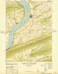 Halifax Pennsylvania Historical topographic map, 1:24000 scale, 7.5 X 7.5 Minute, Year 1947