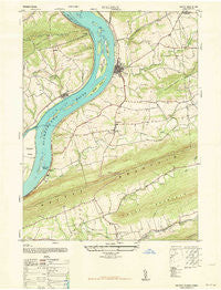 Halifax Pennsylvania Historical topographic map, 1:24000 scale, 7.5 X 7.5 Minute, Year 1947