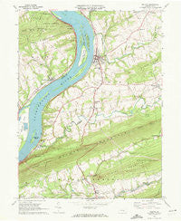 Halifax Pennsylvania Historical topographic map, 1:24000 scale, 7.5 X 7.5 Minute, Year 1969