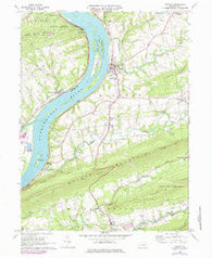 Halifax Pennsylvania Historical topographic map, 1:24000 scale, 7.5 X 7.5 Minute, Year 1977