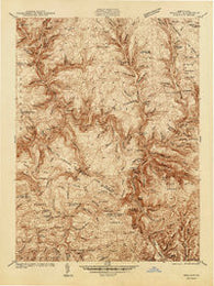 Hallton Pennsylvania Historical topographic map, 1:48000 scale, 15 X 15 Minute, Year 1940