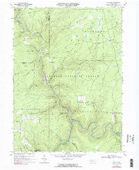Hallton Pennsylvania Historical topographic map, 1:24000 scale, 7.5 X 7.5 Minute, Year 1969