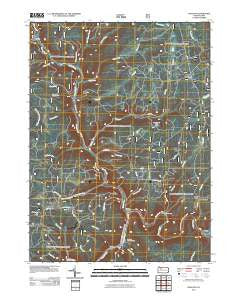 Hallton Pennsylvania Historical topographic map, 1:24000 scale, 7.5 X 7.5 Minute, Year 2011