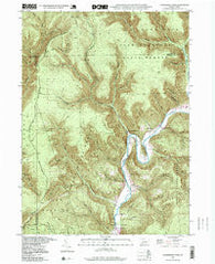 Hammersley Fork Pennsylvania Historical topographic map, 1:24000 scale, 7.5 X 7.5 Minute, Year 1994